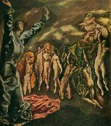 El Greco the vision of st. john France oil painting artist